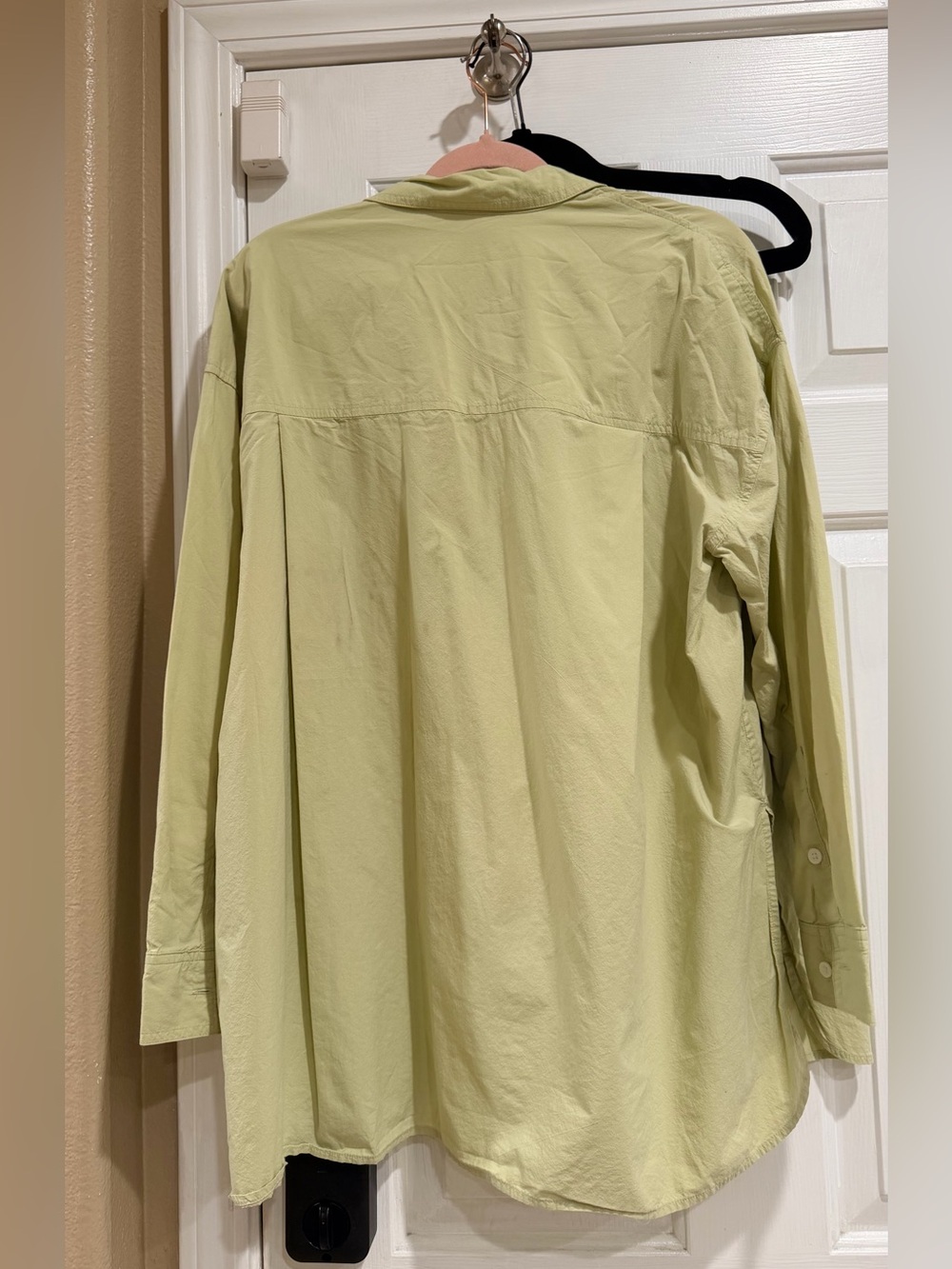 Madewell Light Green Button-Down Shirt - Picture 3 of 3